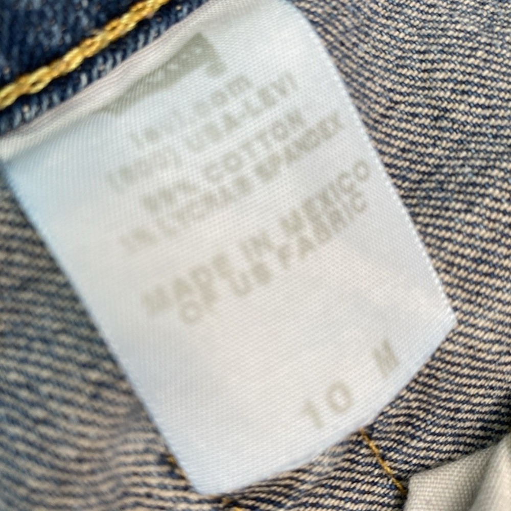 Vintage 00s Levi's 525 Boot Cut Denim Jeans Women's 10 M Blue Stretch Workwear - Picture 4 of 7